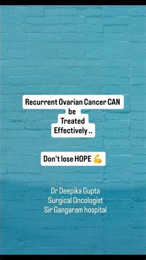 Surgery+ HIPEC - Recurrent Ovarian Cancer - Dr Deepika Gupta (AIIMS trained)