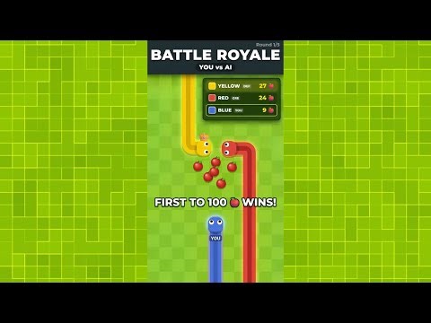 Google Snake Battle AI | First to 100 WINS!