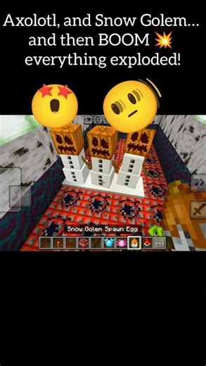 Minecraft TNT Dome Explosion 💥 Birch Build with Allay & Axolotl Trap | Ultimate Blast Experiment