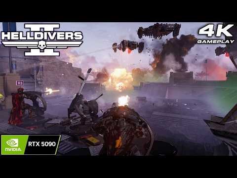 Helldivers 2: 4K Gameplay No Commentary ULTRA Settings | RTX 5090 P1203