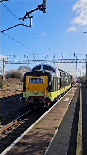 D9000 Royal Scots Grey . London Euston – Carlisle Railtour | Tamworth Pass