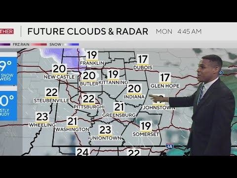KDKA-TV Weekend Forecast (1/3)