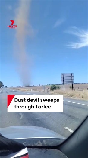 “That is incredible!” Motorists have been left stunned after spotting a dust devil whipping up a storm at Tarlee in South Australia’s mid-north. Send your weather videos and photos to 7NEWS Adelaide: http://m.me/7NEWSAdelaide | 7NEWS Adelaide
