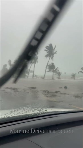 Roads Turn to 'Beach' as Cyclone Sinlaku Lashes Guam