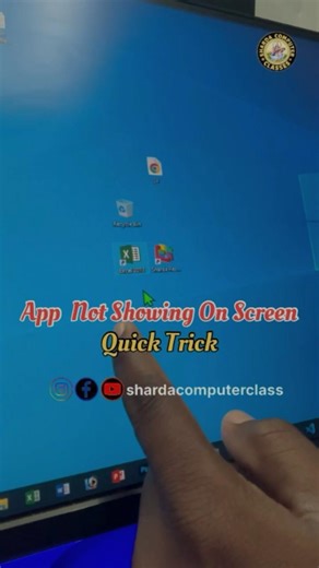 🎯 Computer Screen Par App Kaise Laye? | Create Desktop Shortcut 💻🔥 #computer #reels #pc