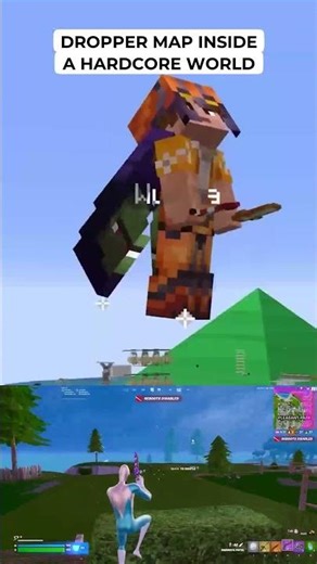 Dropper Map Inside a Hardcore World