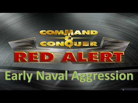 Command and Conquer Red Alert Remastered 3v3 (Early Naval Aggression - Can I survive?)