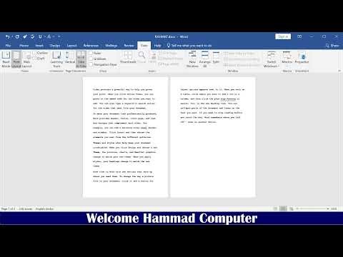 Ms Word Live Class Day 12 Learn Review & View Tab Option
