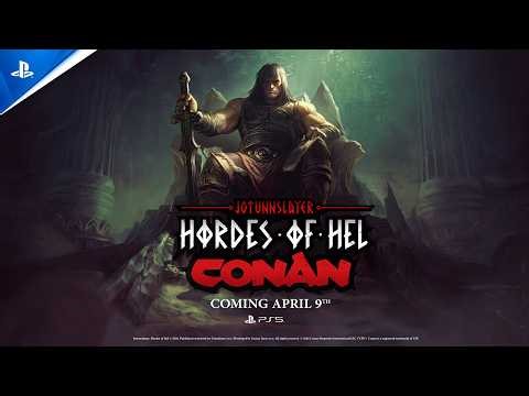 Jotunnslayer: Hordes of Hel - Conan DLC & Local Co-Op Announcement Trailer | PS5 Games