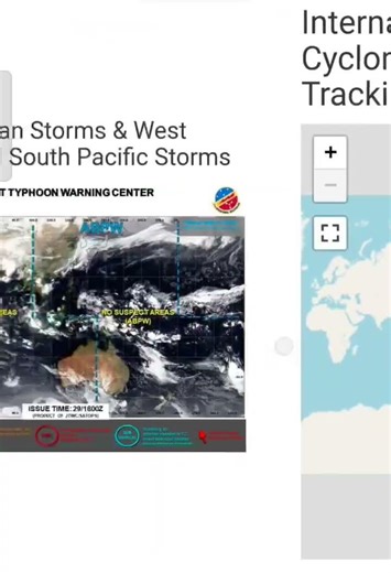 International Hurricane / Cyclone / Typhoon Tracking Map on 30th April - Cyclocane.com