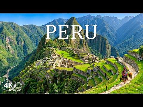 Peru 4K 🇵🇪 Breathtaking Andes, Machu Picchu & Sacred Valley Relaxing Nature Film UHD