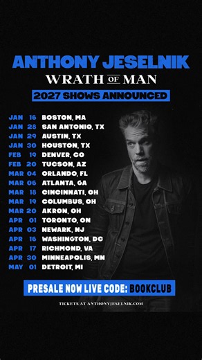 Wrath of Man Tour Tickets 2026 – Presale Code BOOKCLUB
