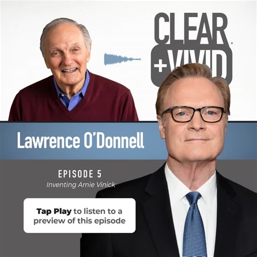 #alanalda #podcast #msnow #thewestwing #television | Clear and Vivid Podcast