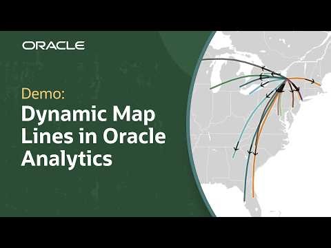 How to Create Dynamic Map Lines in Oracle Analytics Cloud