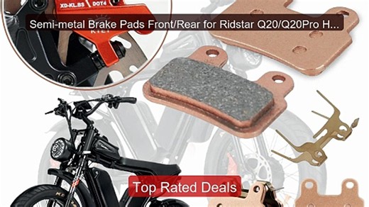 Semi-metal Brake Pads Front/Rear for Ridstar Q20/Q20Pro H26Pro EKX... -- Best Deal 2026 | Shop Now!