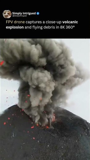 Volcanic explosion 🌋