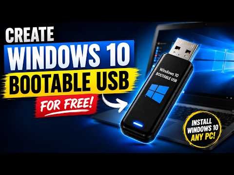 Create a Windows 10 Bootable USB for Free