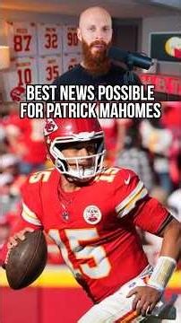 Patrick Mahomes is getting FULLY cleared very soon 👀