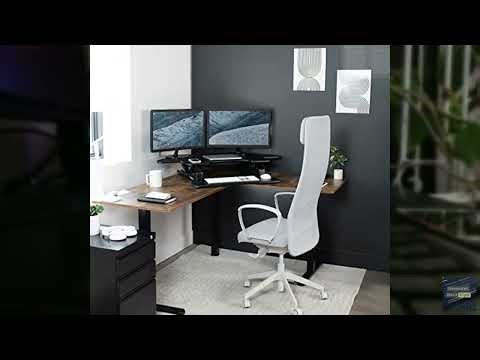 Review - VIVO 43 inch Corner Height Adjustable Cubicle Stand Up Desk Converter, V Series,