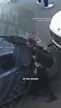 Woman charged as surveillance video shows alleged antisemitic attack in NYC