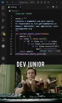 NOVATO vs EXPERTO en Python 😱🔥— ¿Cómo extraen datos de un texto SIN leer línea por línea? #pypシ #dev