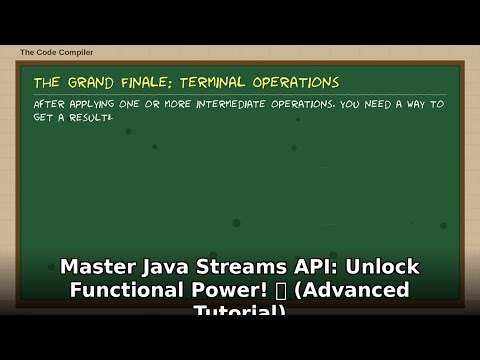 Java Streams API Masterclass: Unlock Functional Power & Advanced Techniques! 🚀