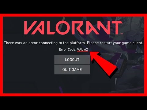 How to FIX Valorant Error VAL 62 | Valorant VAL 62 (2026 FIX)