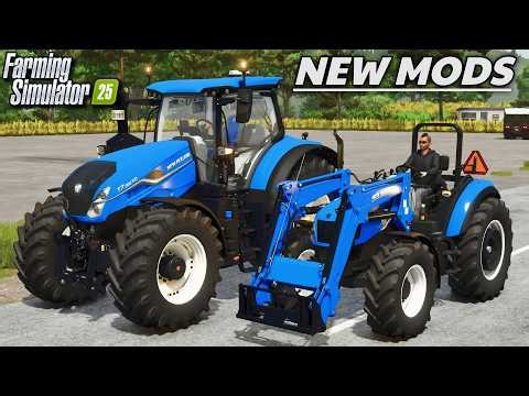 New Mods - NH T7 & T6, 4x New Maps, & Lexion 560-590 US Update! | FS25 Mods