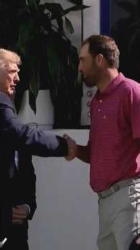 Trump attends Presidents Cup at Medinah Country Club