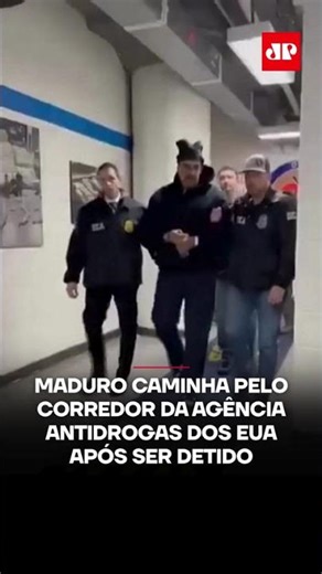 Maduro caminha pelo corredor da agência antidrogas dos EUA após ser detido #shorts