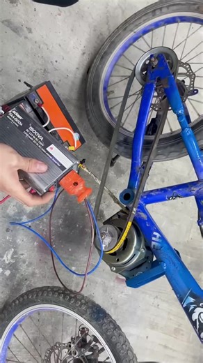Build a Fast Chainless Electric Bike Using Old Motors