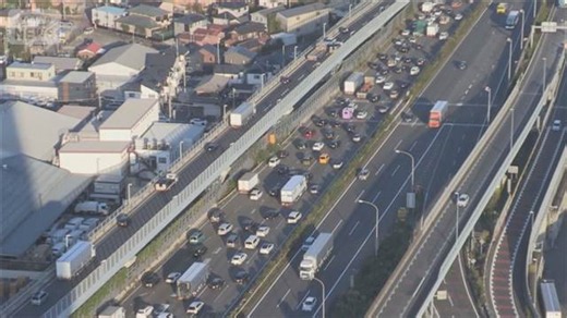 3連休最終日　高速上り渋滞ピークに（ANNニュース）