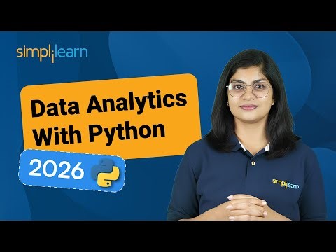Data Analytics With Python 2026 | Python Data Analytics Tutorial for Beginners | Simplilearn
