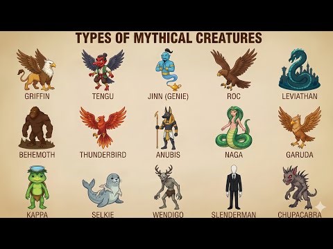 Types of Mythical Creatures Around the World | Legendary Beasts List