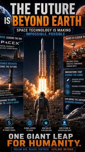 SpaceX & The Future Of Space Travel 🚀 Humanity’s Next Giant Leap #spacex #spaceexploration