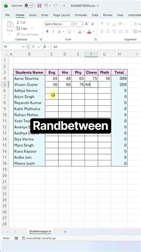 RANDBETWEEN Function in Excel 🔥 | Generate Random Numbers Easily | Excel Tips & Tricks