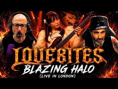 LOVEBITES – Blazing Halo LIVE IN LONDON 🤯 | REACTION | THIS BAND IS INSANE!