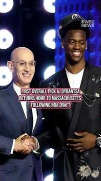 First overall pick AJ Dybantsa returns home to Massachusetts following NBA draft