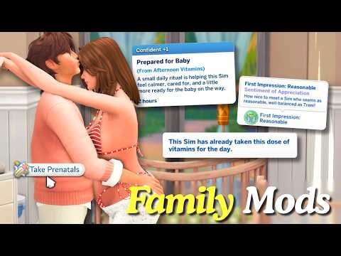🍼Most Underrated FAMILY Mods! | The Sims 4
