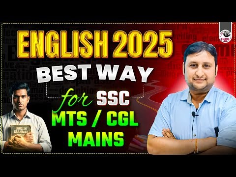 REMAINING DAYS STRATEGY ✨FOR SSC CGL MAINS & SSC MTS 2025 | ENGLISH BY PSP SIR | PARMAR SSC