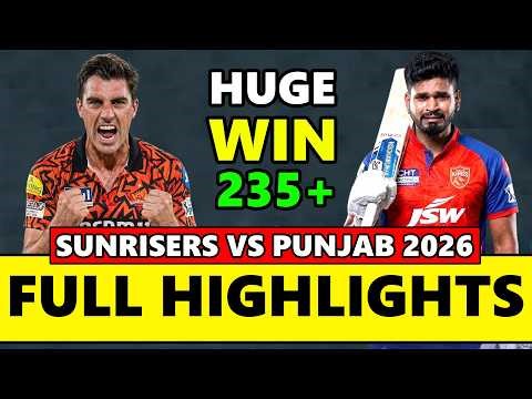 Sunrisers Hyderabad vs Punjab Kings IPL Full Match Highlights 2026