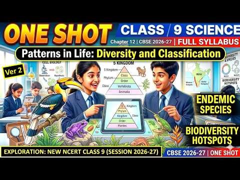 Patterns in Life: Diversity and Classification | Class 9 Science Chapter 12 ONE SHOT | CBSE 2026-27