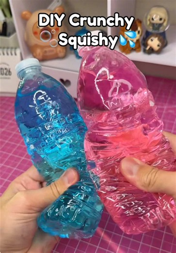🫧DIY Crunchy bottle Squishy💦!? ##diysquishy##diycrafts##diy##cutecrafts##cutecrafts