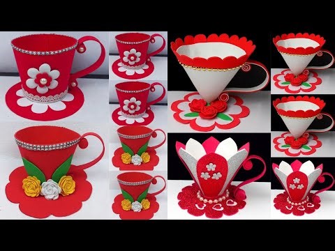 Amazing Craft Ideas | Handmade Toy Cup | How to Make Foam Paper Cup | DIY Mini Toy Cup | DIY Project