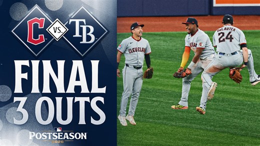 FINAL 3 OUTS: For the first time since 2016, Cleveland has won 4 straight Postseason games!