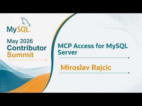 Official MySQL-Native MCP Interface for AI Assistants and LLM Tools