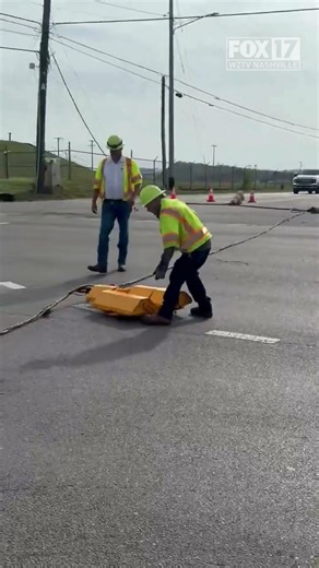 Downed power lines cause major shutdown at busy Nashville intersection
