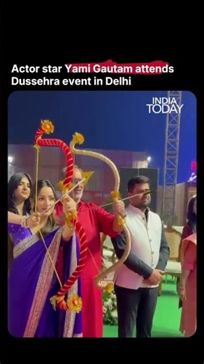 Yami Gautam Attends Dussehra Celebrations At Delhi’s Luvkush Ramleela #shorts #yamigautam