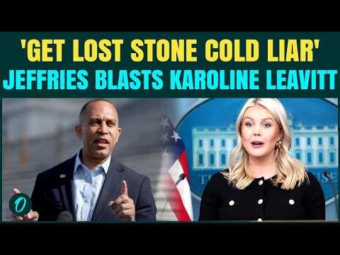 Hakeem Jeffries BLASTS Karoline Leavitt as “Stone-Cold Liar” After WH Dinner Shooting Blame Game