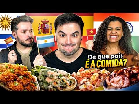DESAFIO! ESSA COMIDA É DE QUAL PAÍS?